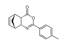 (4aS,5R,8S,8aR)-2-(p-tolyl)-4a,5,8,8a-tetrahydro-4H-5,8-methanobenzo[d][1,3]oxazin-4-one Structure