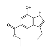 ethyl 3-ethyl-7-hydroxy-1H-indole-5-carboxylate Structure