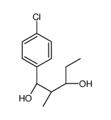 (1S,2S,3R)-1-(4-chlorophenyl)-2-methylpentane-1,3-diol结构式