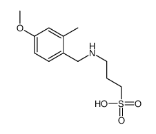3-[(4-methoxy-2-methylphenyl)methylamino]propane-1-sulfonic acid结构式