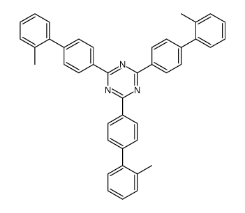 2,4,6-tris[4-(2-methylphenyl)phenyl]-1,3,5-triazine Structure