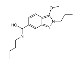 N-butyl-3-methoxy-2-propylindazole-6-carboxamide结构式