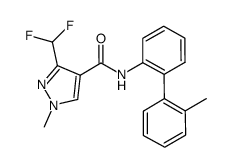N-(2'-methylbiphen-2-yl)-1-methyl-3-difluoromethyl-1H-pyrazole-4-carboxamide结构式