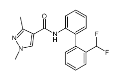 N-(2'-difluoromethylbiphen-2-yl)-1,3-dimethyl-1H-pyrazole-4-carboxamide Structure