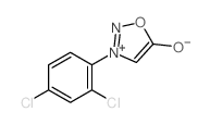3-(2,4-dichlorophenyl)-1-oxa-2-aza-3-azoniacyclopent-3-en-5-one结构式