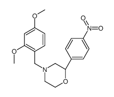 (2S)-4-[(2,4-dimethoxyphenyl)methyl]-2-(4-nitrophenyl)morpholine结构式