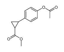 methyl 2-(4-acetyloxyphenyl)cyclopropane-1-carboxylate Structure