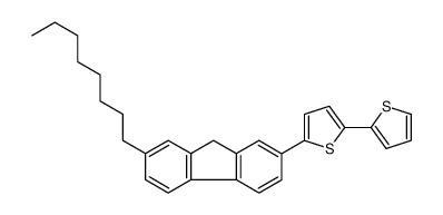 2-(7-octyl-9H-fluoren-2-yl)-5-thiophen-2-ylthiophene Structure