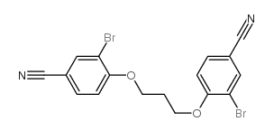 3-bromo-4-[3-(2-bromo-4-cyanophenoxy)propoxy]benzonitrile Structure