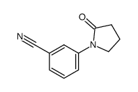 3-(2-Oxo-pyrrolidin-1-yl)-benzonitrile Structure