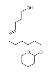 11-(oxan-2-yloxy)undec-4-en-1-ol结构式