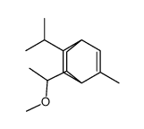 7-(1-methoxyethyl)-2-methyl-5-(1-methylethyl)bicyclo[2.2.2]oct-2-ene结构式