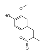 2-methoxy-4-(2-nitropropyl)phenol Structure