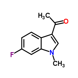 1-(6-Fluoro-1-methyl-1H-indol-3-yl)ethanone Structure