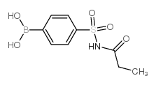 (4-(N-Propionylsulfamoyl)phenyl)boronic acid structure
