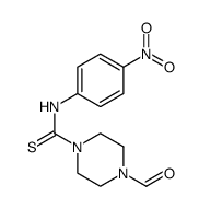 1-Piperazinecarbothioamide, 4-formyl-N-(4-nitrophenyl) Structure