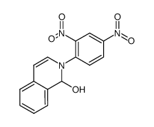 2-(2,4-Dinitrophenyl)-1,2-dihydro-1-isochinolinol结构式