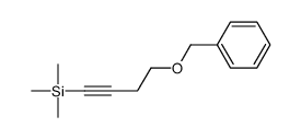 trimethyl(4-phenylmethoxybut-1-ynyl)silane结构式