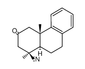 (1S,4aS,10aR)-1,4a-Dimethyl-3-oxo-1,2,3,4,4a,9,10,10a-octahydro-phenanthrene-1-carbonitrile结构式