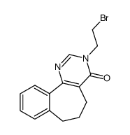 3-(2-bromoethyl)-6,7-dihydro-5H-benzo[6,7]-cyclohepta[1,2-d]pyrimidin-4(3H)-one结构式