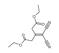 3-Dicyanmethylen-glutarsaeure-diaethylester Structure