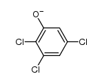 2,3,5-trichlorophenoxide ion Structure
