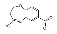7-nitro-3,5-dihydro-2H-1,5-benzoxazepin-4-one结构式