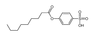 4-nonanoyloxybenzenesulfonic acid结构式