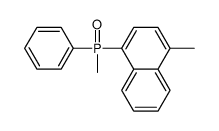 1-methyl-4-[methyl(phenyl)phosphoryl]naphthalene Structure