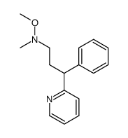 N,O-DIMETHYL-N-(3-PHENYL-3-(PYRIDIN-2-YL)PROPYL)HYDROXYLAMINE结构式