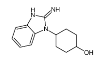 4-(2-AMINO-1H-BENZO[D]IMIDAZOL-1-YL)CYCLOHEXANOL structure