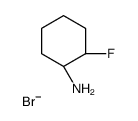 (1R,2R)-2-fluorocyclohexan-1-amine,bromide Structure