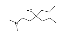 4-(2-dimethylamino-ethyl)-heptan-4-ol结构式