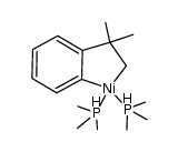 Ni(CH2C(Me)2-o-C6H4)(PMe3)2 Structure