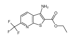 ethyl 3-amino-6-(trifluoromethyl)thieno[2,3-b]pyridine-2-carboxylate Structure