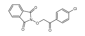 N-(2-oxo-2-(p-chlorophenyl)ethoxy)phthalimide Structure