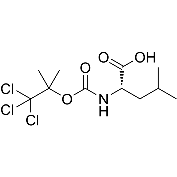 TcBoc-Leu-OH Structure