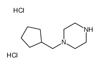 1-(CYCLOPENTYLMETHYL)PIPERAZINE DIHYDROCHLORIDE structure