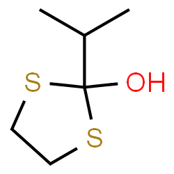 1,3-Dithiolan-2-ol,2-(1-methylethyl)-(9CI)结构式