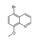 5-溴-8-甲氧基喹啉结构式