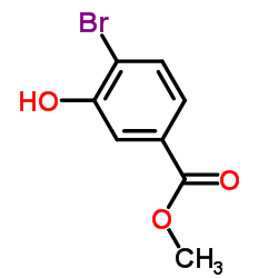 Methyl 4-bromo-3-hydroxybenzoate structure