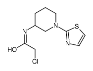 2-Chloro-N-(1-thiazol-2-yl-piperidin-3-yl)-acetamide picture