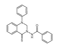 N-(1-phenyl-4-thioxo-1,2-dihydroquinazolin-3(4H)-yl)benzamide结构式