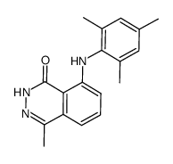 4-methyl-8-(2,4,6-trimethylphenylamino)-2H-phthalazin-1-one Structure
