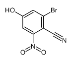 2-bromo-4-hydroxy-6-nitrobenzonitrile结构式