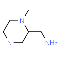 2-Piperazinemethanamine,N-methyl-(9CI) structure
