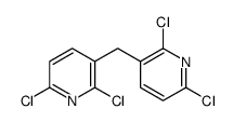 2,6-dichloro-3-[(2,6-dichloropyridin-3-yl)methyl]pyridine Structure