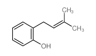 Phenol,2-(3-methyl-2-buten-1-yl)- Structure