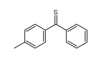 phenyl-p-tolyl-methanethione Structure