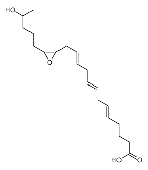 13-[3-(4-hydroxypentyl)oxiran-2-yl]trideca-5,8,11-trienoic acid Structure